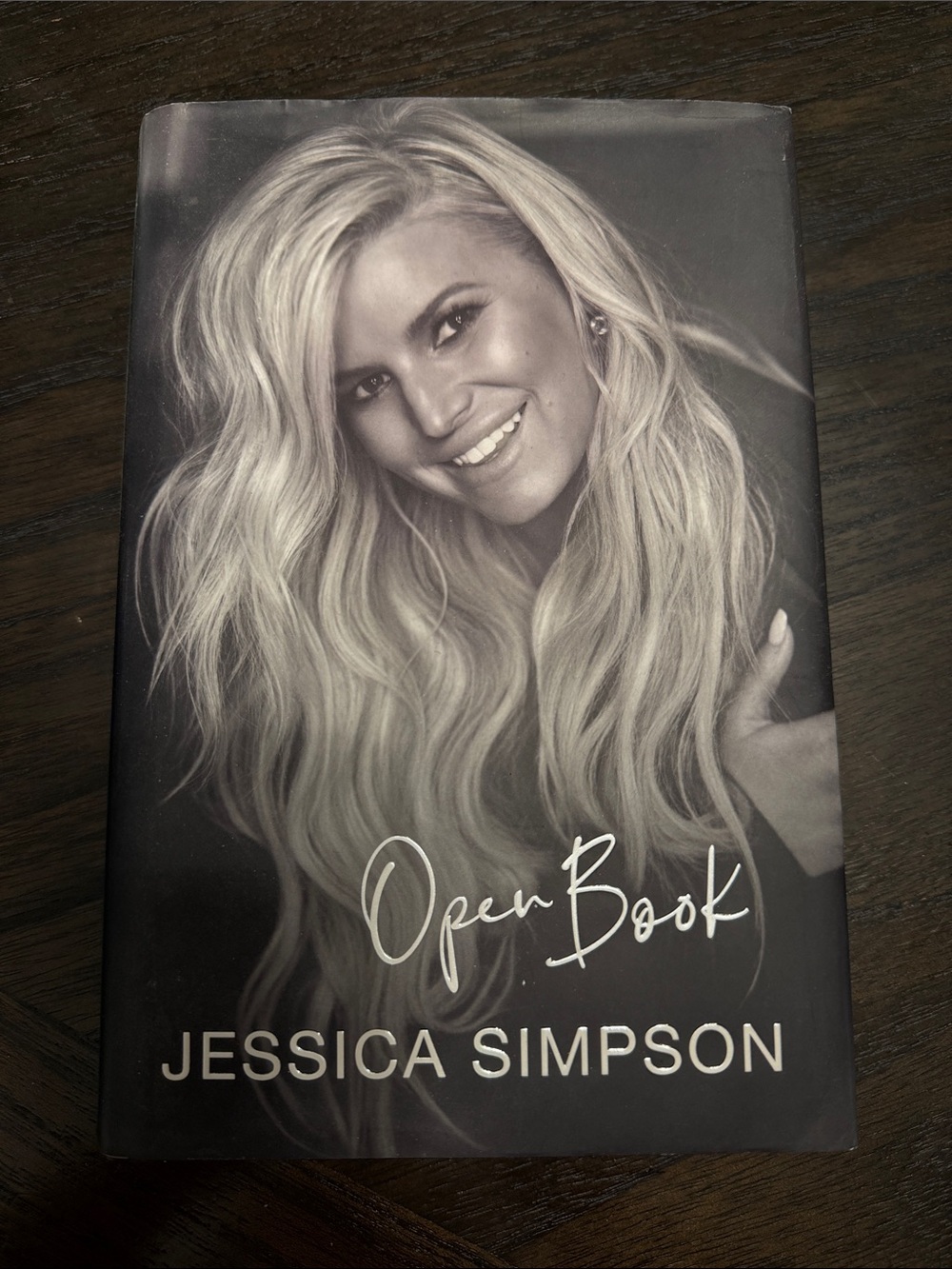 Jessica Simpson Monochrome Portrait Hardcover - Black & White